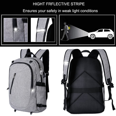 Mochila Antirrobo Multifuncional para Viajes y Aventuras Outdoor - Image 9