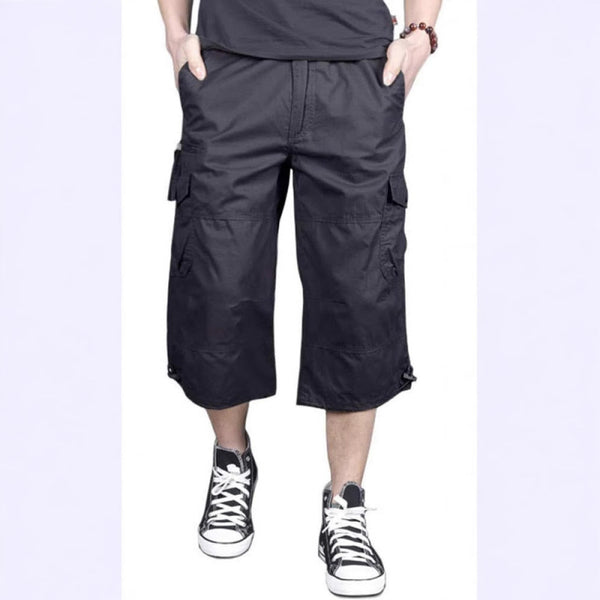 Pantalones de Trabajo Elásticos Cortos Estilo Largo