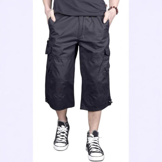 Pantalones de Trabajo Elásticos Cortos Estilo Largo - Image 2