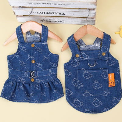 Vestido Denim Princesa para Perros Pequeños - Colección Primavera Otoño - Image 17
