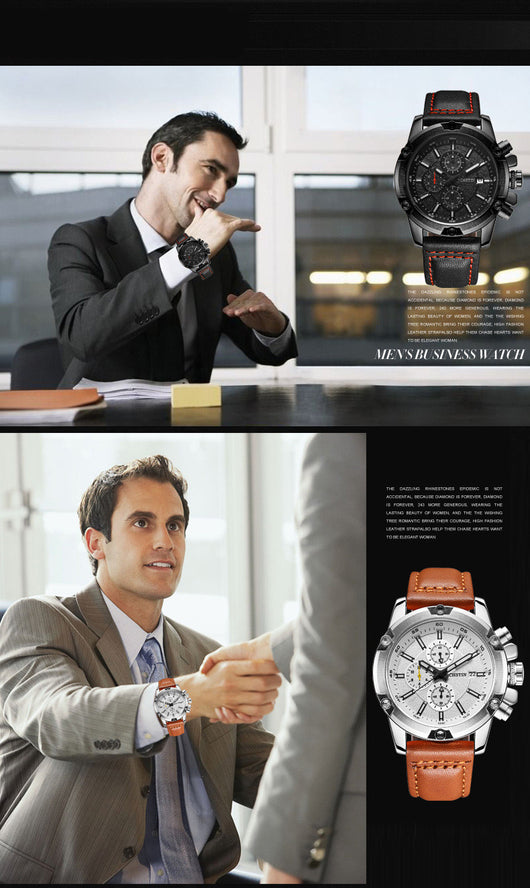 Reloj Multifunción con Calendario para Hombre - Resistente al Agua - Image 16