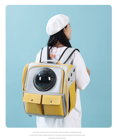 Mochila Transportadora Espacial para Gatos - Gran Capacidad Portátil - Image 21