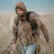 Traje Impermeable Ultraligero con Capucha de Cuello Alto Triple Protección