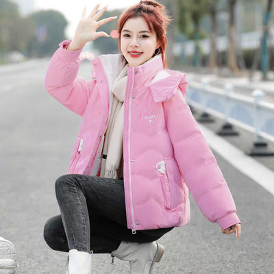 Abrigo Cálido Estilo Coreano Oversize Versátil - Image 9