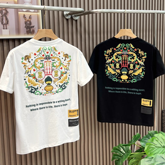 Camiseta Manga Corta con Letras para Hombre - Estilo Urban - Image 6