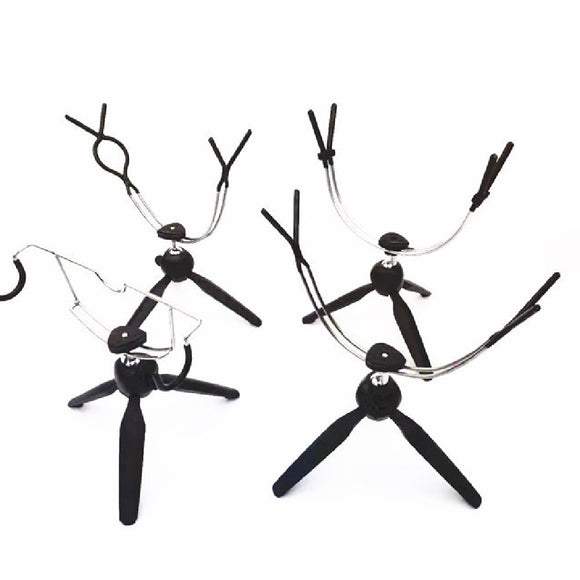Soporte Plegable Doble para Caña de Pesca en Hielo