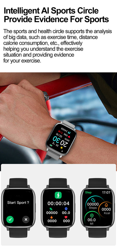 Reloj Inteligente H9 Plus con Monitoreo de Salud y Llamadas Bluetooth - Image 19