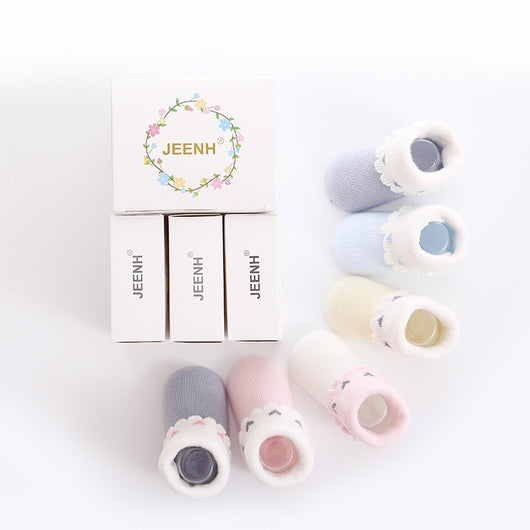 Calcetines Infantiles Otoño con Puño Suelto - Comodidad Total para Bebés