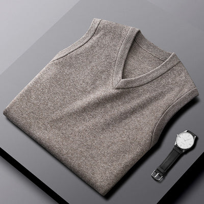Chaleco de Cachemira para Hombre - Suéter sin Mangas Premium - Image 9