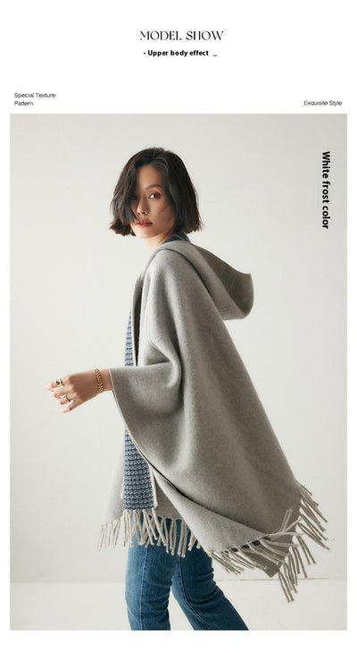 Capa Poncho con Capucha y Aislamiento de Aire Engrosado - Image 29