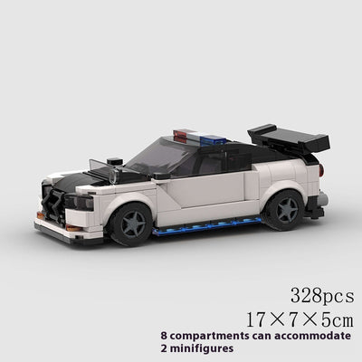Auto de Carreras MOC con Bloques de Construcción - Juguete Educativo DIY - Image 5