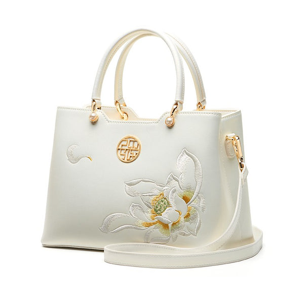Bolso de Hombro Elegante Estilo Cheongsam Premium