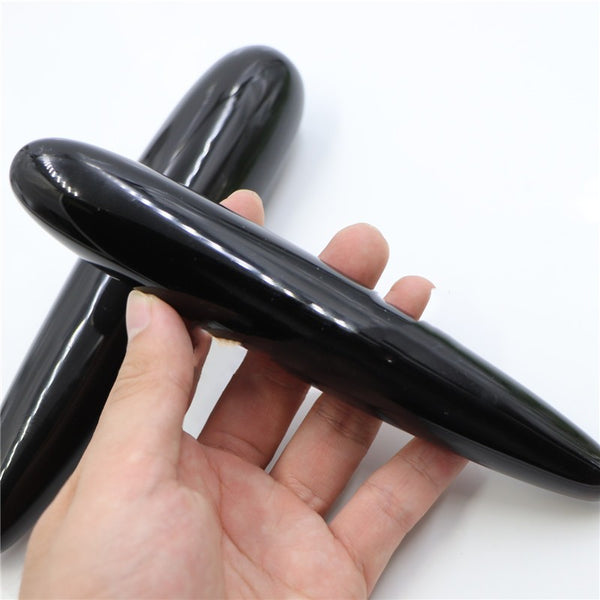 Varita de Obsidiana Natural 18cm - Bienestar y Energía - Image 5