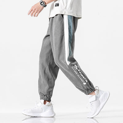 Pantalones Deportivos Tejidos para Hombre con Cintura Fina y Corte Recto - Image 2