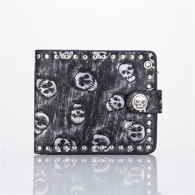 Cartera Punk Rock con Calavera y Cadena Antirrobo - Image 7