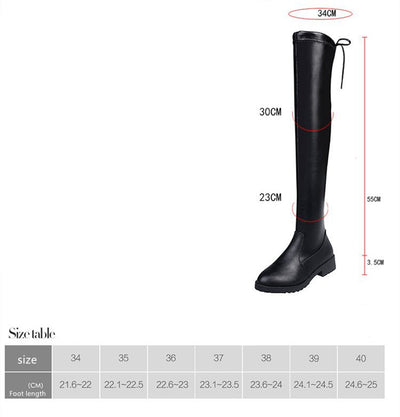 Botas Altas Over-the-Knee de Tacón Plano - Image 7