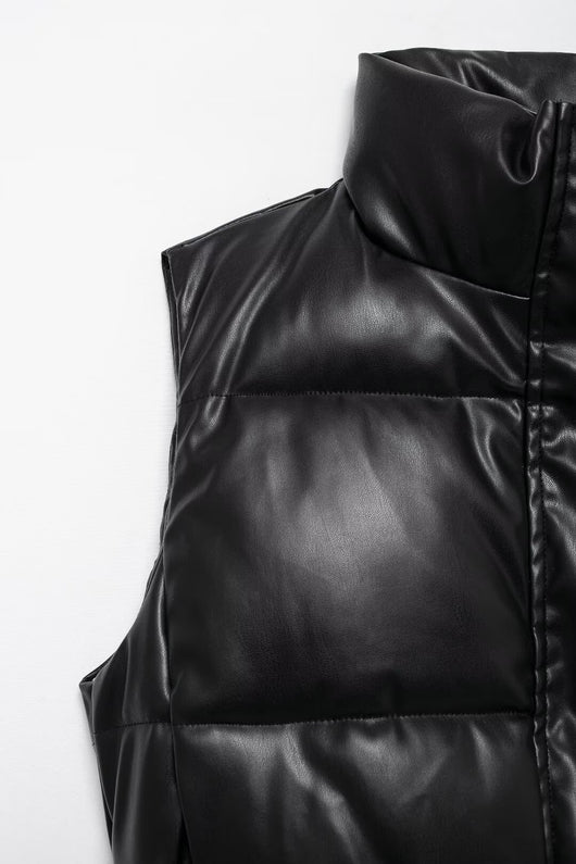 Chaleco Acolchado de Algodón para Mujer - Estilo Moderno y Cálido - Image 13