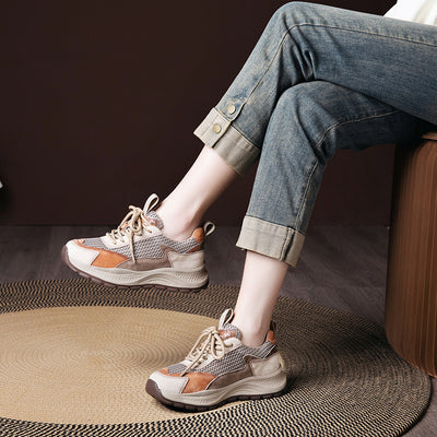 Tenis Retro Casual de Suela Suave para Mujer - Image 3