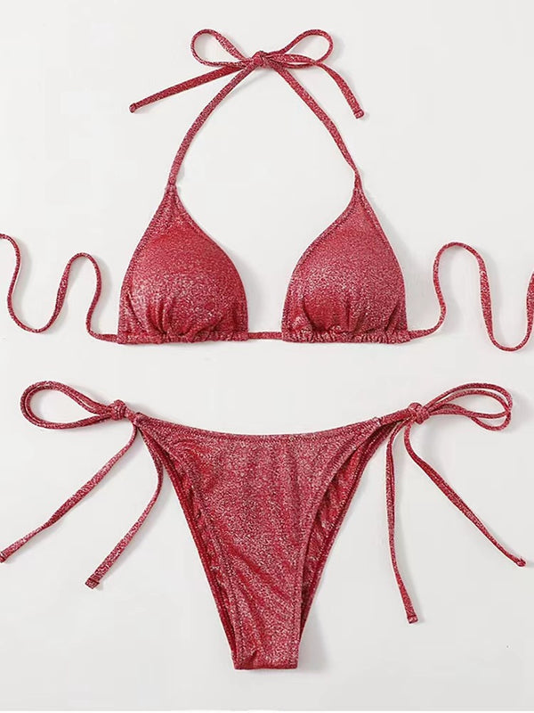 Traje de Baño Bikini Bandage con Corte Divisor
