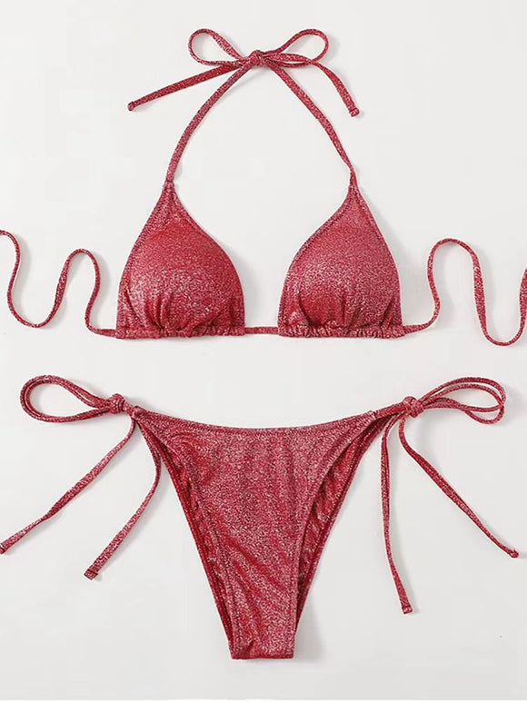 Traje de Baño Bikini Bandage con Corte Divisor