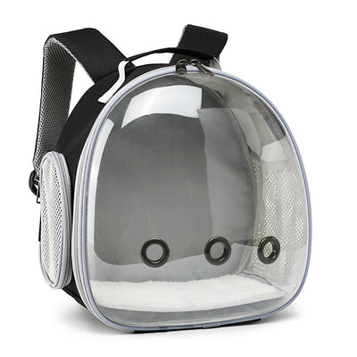 Mochila Transportadora Transparente para Mascotas Pequeñas - Hámster, Conejillo de Indias, Conejo - Image 9