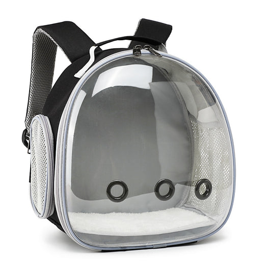 Mochila Transportadora Transparente para Mascotas Pequeñas - Hámster, Conejillo de Indias, Conejo - Image 9