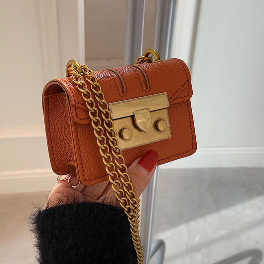 Bolso Bandolera Cuadrado Mini con Cadena - Estilo Ins All-Match - Image 10