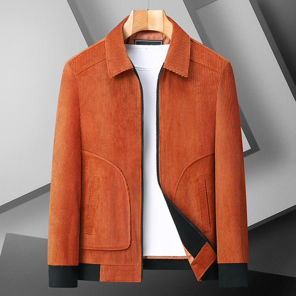 Abrigo de Pana Grueso Talla Grande para Hombre