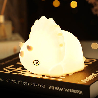 Lámpara Nocturna LED Dinosaurio con Sensor Táctil de Silicona - Image 2