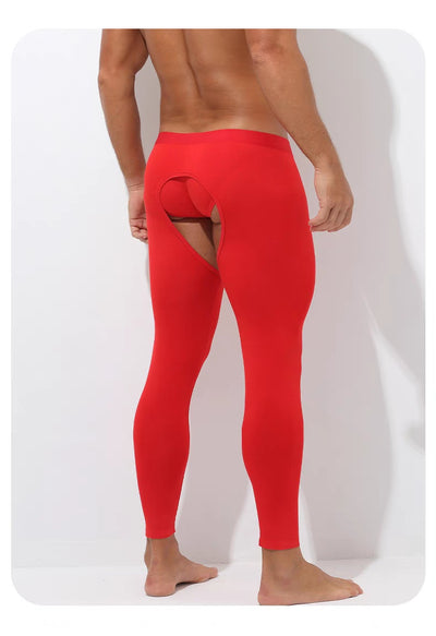 Pantalones Térmicos Ajustados Modal para Hombre - Diseño Abierto Otoño Invierno - Image 23