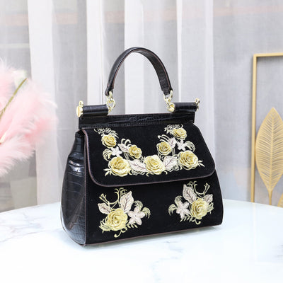 Bolso Bandolera Floral Bordado para Mujer - Image 19
