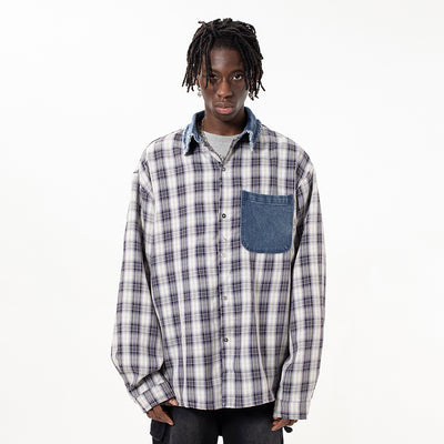 Camisa Manga Larga con Parches Bordados para Hombre - Image 12