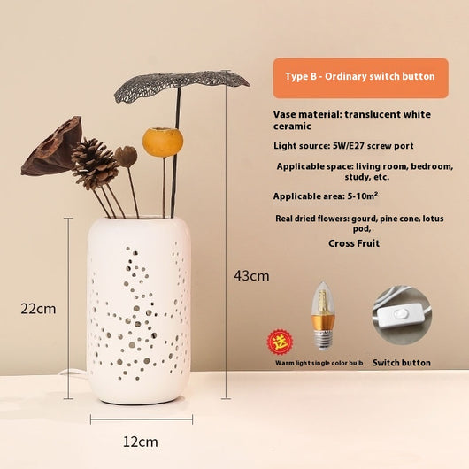 Lámpara de Mesa Regulable para Dormitorio Romántico - Image 12