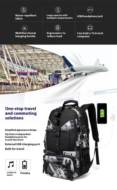 Mochila de Senderismo Impermeable Oxford - Resistente y Versátil - Image 28