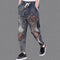 Women's Jeans with Elastic Waist and Wide Legs