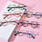 Gafas Graduadas Cat-eye Titanio Ultraligero con Lentes de Color