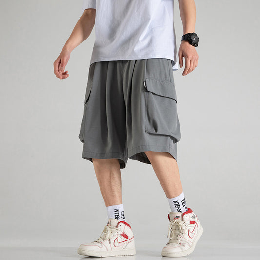 Shorts Hombre Talla Grande Sueltos Casuales Multiusos Tipo Bermuda