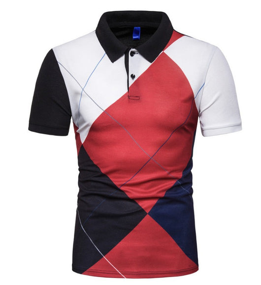 Polo Estampado de Manga Corta con Cuello - Image 11
