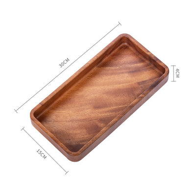Plato Postre Nogal Sudamericano - Diseño Creativo Artesanal - Image 10