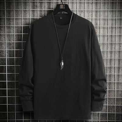 Camiseta Básica Cuello Redondo Talla Grande Hombre Primavera - Image 8