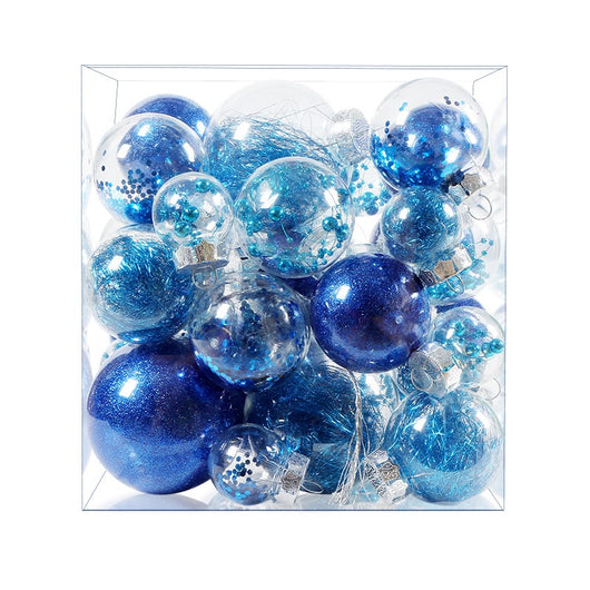 Set de 34 Esferas Navideñas Transparentes de Boca Ancha - Image 13