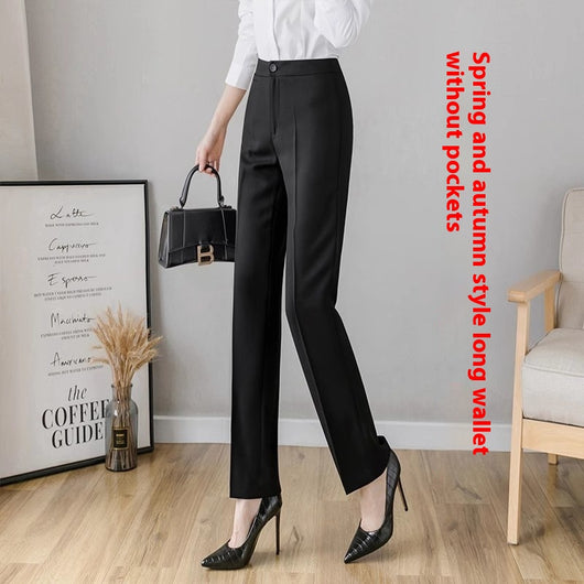 Pantalón de Oficina Recto para Mujer - Traje Profesional - Image 9