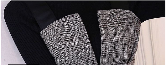 Suéter Cuello Alto con Tirantes Escoceses - Image 12