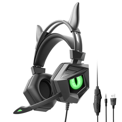 Auriculares Gaming con Cable y Luz Nocturna para PC - Image 13