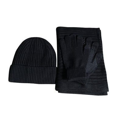 Conjunto de Gorro y Bufanda Tejido Europeo Americano - Image 9