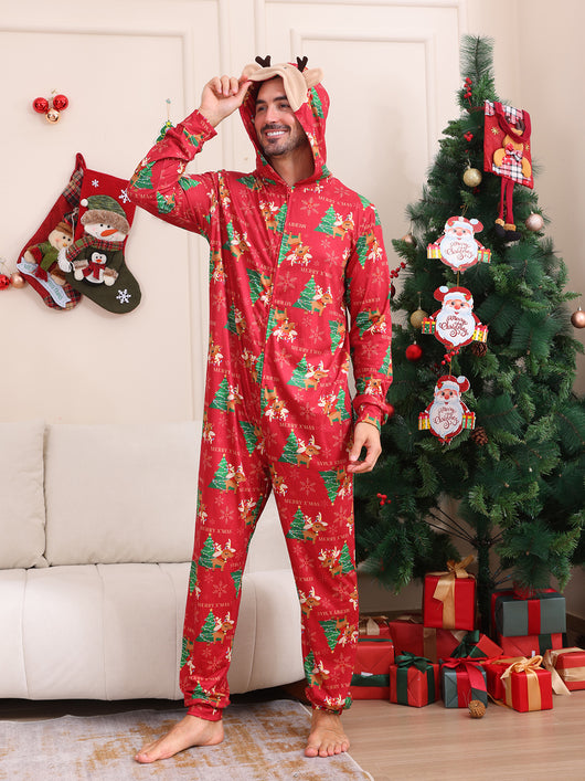 Conjunto Navideño Familiar de Pantalones Largos para Niños y Niñas - Image 32
