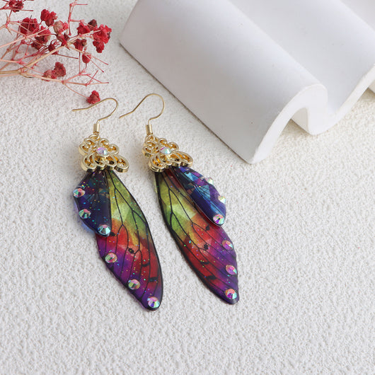 Aretes Alas de Cigarra Personalizados - Diseño Lluvia Misteriosa del Sur - Image 20