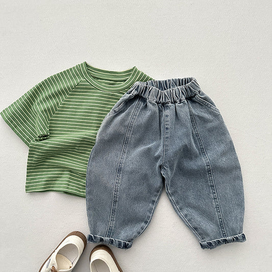 Pantalones Baggy Retro Estilo Japonés de Corte Relajado