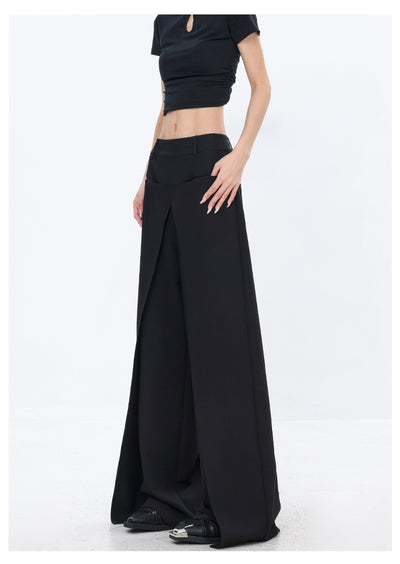 Pantalones Sueltos Negros Casuales para Mujer - Corte Recto - Image 34