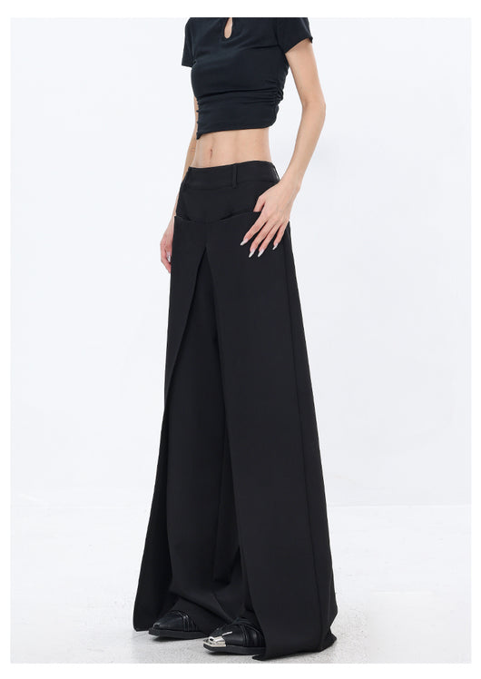 Pantalones Sueltos Negros Casuales para Mujer - Corte Recto - Image 34